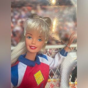 Vintage Soccer Barbie Doll - FIFA